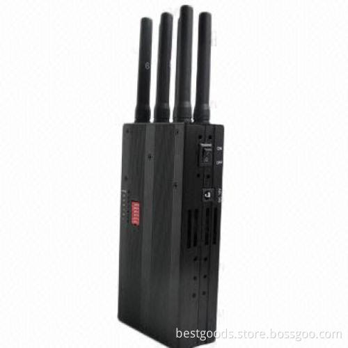 Extended Edition Power Mobile Phone Wi-Fi Jammer with 6 Antennas